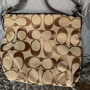 Coach Handbag - Tradition Logo brown